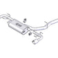 Borla 03-09 Mazda RX-8 1.3L Single Round Rolled Angle-Cut Cat-Back Exhaust