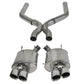 Corsa 13-13 Ford Mustang Shelby GT500 5.8L V8 Polished Sport Axle-Back + XO Exhaust