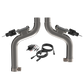 QTP 15-17 Ford Mustang GT 2.5in 304SS Aggressor Cutout Mid Pipe
