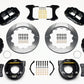Wilwood Narrow Superlite 4R Rear P-Brk Kit 12.88in 58-64 Olds/Pontiac Ends 2.81in Offset