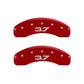 MGP 4 Caliper Covers Engraved Front 2015/Mustang Engraved Rear 2015/37 Yellow finish black ch