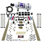 Nitrous Express 8 Cyl Dry Direct Port Dual Stage 4 Solenoids Nitrous Kit (200-600HP) w/5lb Bottle