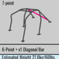 Cusco SFTY21 2-Passenger 7-Point BLK DASH-ESCAPE Roll Cage Subaru STi GDB 01-07 (S/O/No Cancel)