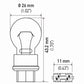 Hella Bulb 3157 12V 27/7W W25X16Q S8 (2)