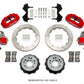 Wilwood Narrow Superlite 4R / MC4 Rear Kit 12.88 Red Currie Pro-Tour Unit Bearing Floater
