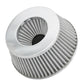 Spectre Adjustable Conical Air Filter 2-1/2in. Tall (Fits 3in. / 3-1/2in. / 4in. Tubes) - White