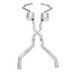 Stainless Works Chevy Camaro 1967-69 Exhaust 3in Stainless with X-Pipe
