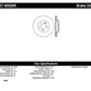 StopTech 97-01 Acura Integra Type R / 97-01 Honda CR-V Slotted & Drilled Right Front Rotor