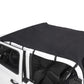 Rugged Ridge Savannah Brief Top Diamond Black 10-18 Jeep Wrangler JL 2-Door