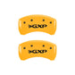 MGP 4 Caliper Covers Engraved Front Pontiac Rear Gxp Yellow Finish Black Char 2008 Pontiac G8