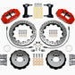 Wilwood Narrow Superlite 6R Front Hat Kit 13.06in Drilled Red 1999-2012 Subaru WRX w/Lines