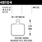 Hawk Sierra/Outlaw/Wilwood HP+ Street Brake Pads