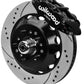 Wilwood 70-81 FBody/75-79 A&XBody FNSL6R Frt BBK 14in D/S Rtr Blk Calipers Use w/ Pro Drop Spindle