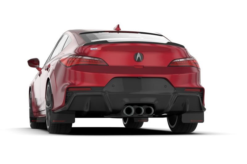 Rally Armor - 23-24 Acura Integra + Integra Type-S Black UR Mud Flap W/Blue Logo (No Drilling Req.)
