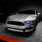 Oracle 18-21 Ford Mustang Dynamic DRL Upgrade w/ Halo Kit & Sequential Turn Signal - ColorSHIFT