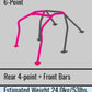 Cusco Safety 21 6PT 2-Passenger Black Steel Roll Cage 18+ Honda Civic Type-R / 17+ 5-Door Hatchback