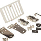 Kentrol 98-06 Jeep Wrangler TJ Hood Kit - Polished Silver