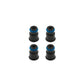 BLOX Racing 11mm Adapter Top (1/2in) w/Viton O-Ring & Retaining Clip (Set of 4)