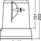 Hella Rotating Beacon H12V Yellow Mg12 2Rl