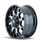 Mayhem 8015 Warrior 20x9 / 6x135 BP / 18mm Offset / 106mm Hub Black/Machined Face Wheel