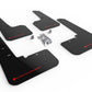 Rally Armor 20-22 Subaru Outback Black UR Mud Flap w/ Red Logo