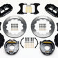 Wilwood Narrow Superlite 4R Rear P-Brk Kit 12.88in Chevy 12 Bolt w/ C-Clips Stggrd mt