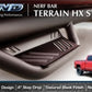 Lund 15-17 Chevy Colorado Ext. Cab Terrain HX Step Nerf Bars - Black
