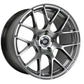 Enkei Raijin 18x8 35mm Offset 5x112 Bolt Pattern 72.6 Bore Diamter Hyper Silver Wheel
