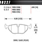 Hawk 1992-1998 BMW 318i HPS 5.0 Rear Brake Pads