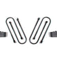Zone Offroad Ram 3500 Rear 2in Block Kit - 4in U-bolts