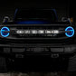 Oracle 2021 Ford Bronco DRL Upgrade w/ Halo Kit - ColorSHIFT w/ BC1 Controller