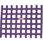 RaceQuip Purple Ribbon Window Net