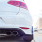 Rally Armor 15-17.5 VW Golf R Black UR Mud Flap w/ White Logo