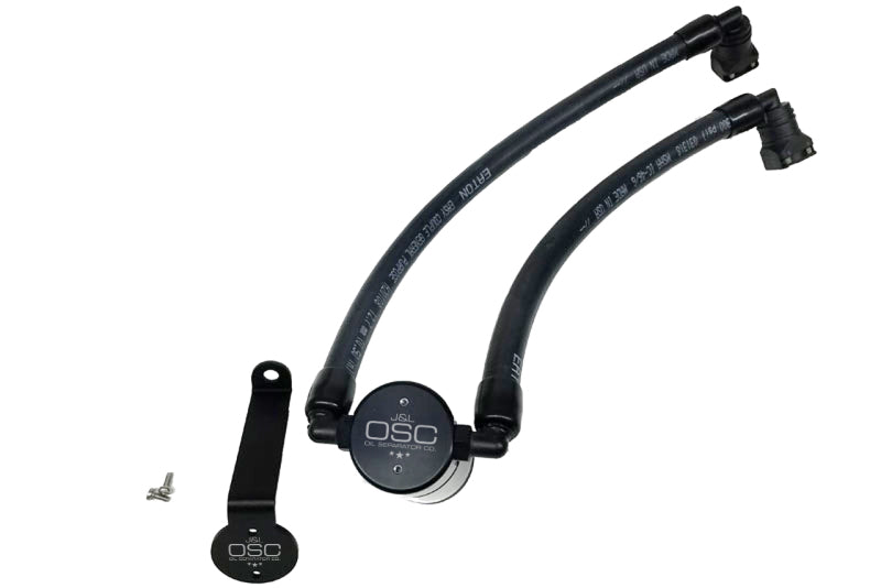J&L 2015-2022 Ford Edge Sport/ST Passenger Side Oil Separator 3.0 - Black Anodized