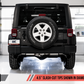 AWE Tuning 07-18 Jeep Wrangler JK/JKU 3.6L Tread Edition Axle-Back Dual Exhaust - Diamond Black Tips
