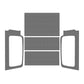 DEI 04-06 Jeep Wrangler LJ Unliminted Headliner Complete Kit - Gray