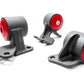 Innovative 88-91 Civic B-Series Black Steel Mounts 95A Bushings (RHD Only Hydro)