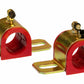 Prothane Universal 90 Deg Greasable Sway Bar Bushings - 32MM - Type B Bracket - Red