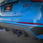 aFe Takeda 3in 304 SS Cat-Back Exhaust System w/ Blue Flame Tip 16-18 Ford Focus RS I4-2.3L (t)