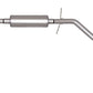 Gibson 2001 Nissan Frontier SC 3.3L 2.25in Cat-Back Single Exhaust - Stainless