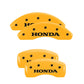 MGP 4 Caliper Covers Engraved Front Pontiac Rear Arrow Yellow Finish Blk Char 05 Pontiac Bonneville