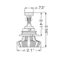 Oracle 9007 4000 Lumen LED Headlight Bulbs (Pair) - 6000K