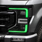 Oracle 20-22 Ford F-250/350 Super Duty Dynamic ColorSHIFT Headlight DRL Upgrade Kit w/Switchback