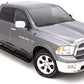 Lund 07-17 Chevy Silverado 1500 Crew Cab 6in. Oval Straight Black Nerf Bars - Black