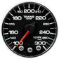 Autometer Spek-Pro Gauge Trans Temp 2 1/16in 300f Stepper Motor W/Peak & Warn Blk/Chrm