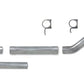 Diamond Eye KIT 4in CB MFLR RPLCMENT PIPE SGL AL: 03-07 FORD 6.0L F250/F350 (Extended Cab Only)