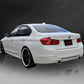 Corsa 12-14 BMW 335i Sedan AWD F30 3in Polished Touring Dual Rear Single 3.5in Tip Cat-Back Exhaust