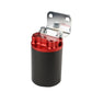 Aeromotive Canister Fuel Filter - 3/8 NPT/100-Micron (Red Housing w/Black Sleeve)