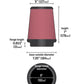 Airaid Universal Air Filter - Cone 6 x 7-1/4 x 5 x 7